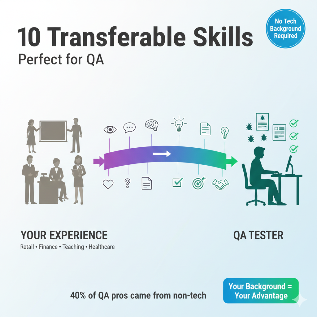 10 Transferable Skills That Make You Perfect for QA (Even With Zero Tech Experience)