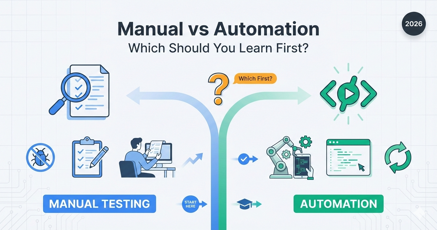 Manual Testing vs. Automation: Which Should You Learn First in 2026?