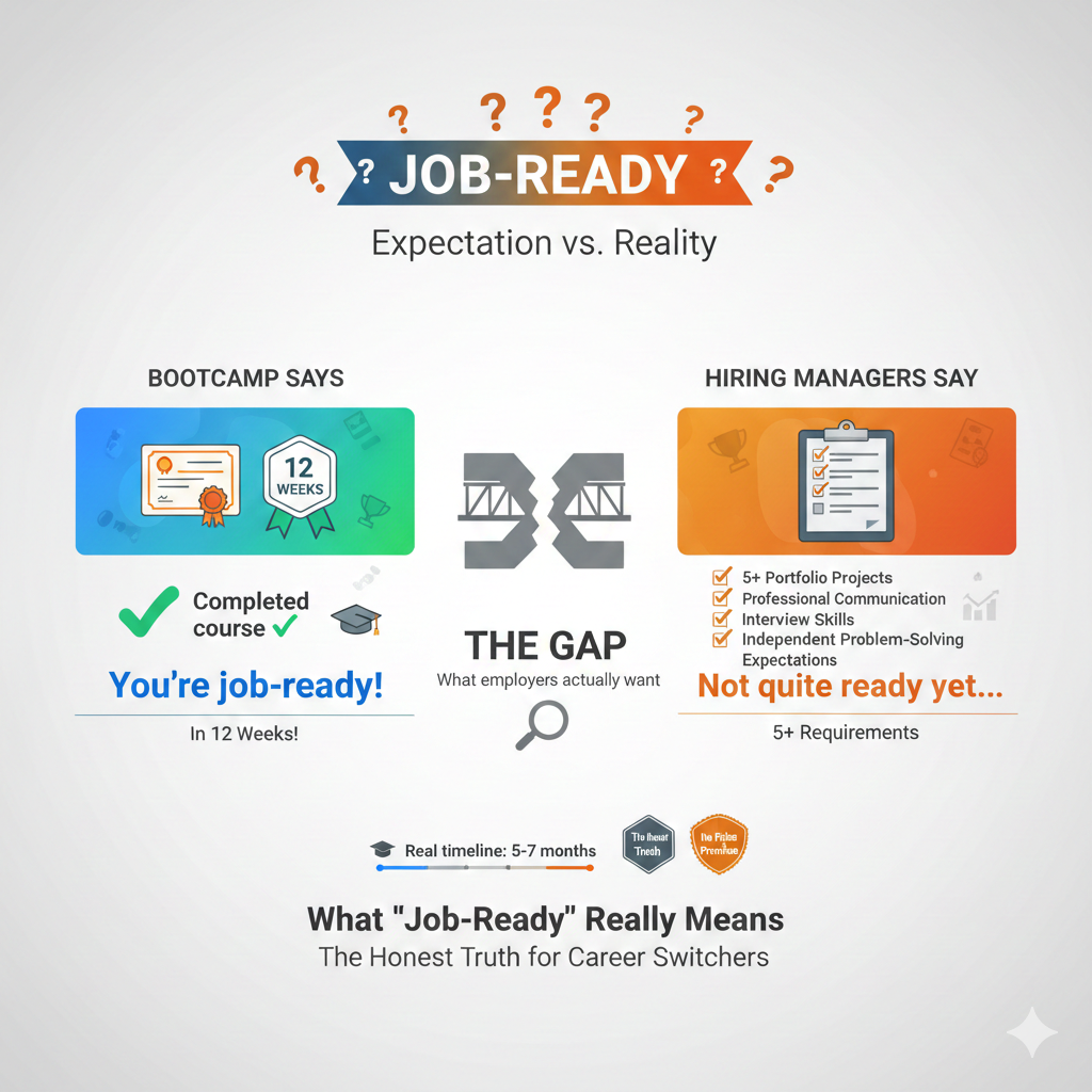 What "Job-Ready" Really Means for QA Career Switchers (The Honest Truth)