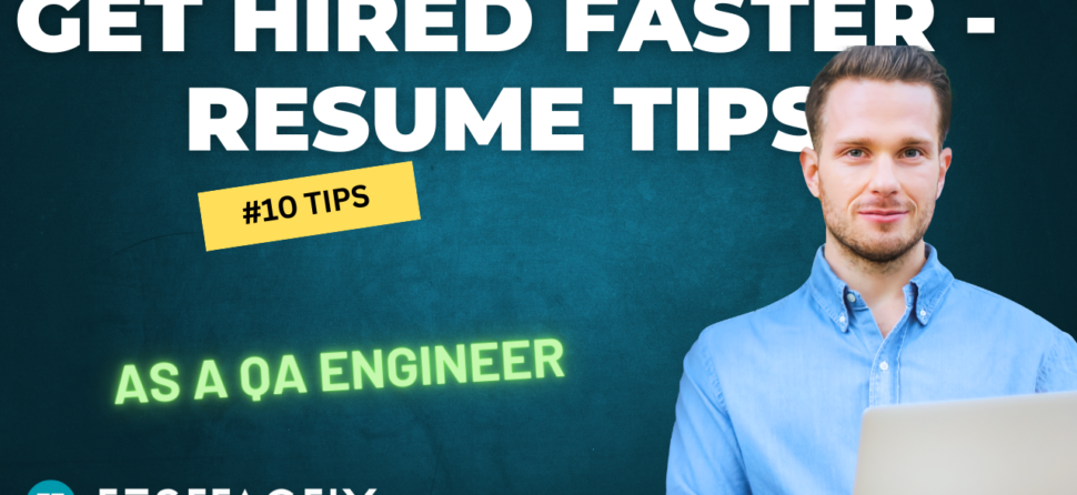 🔍 Resume Tips for QA Professionals-Stand Out and Succeed 🔍